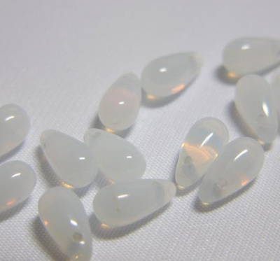 české skleněné korále - velikost 10 x 5 mm